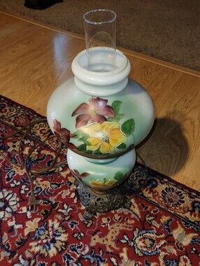 Vintage Hurricane Lamp